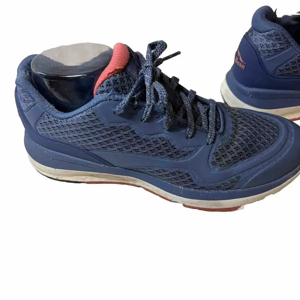 LL Bean Women's Boundless Fitness Sz 8.5‎ 504626 Blue Lace Up Sneakers Shoes